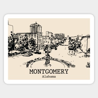 Montgomery - Alabama Sticker